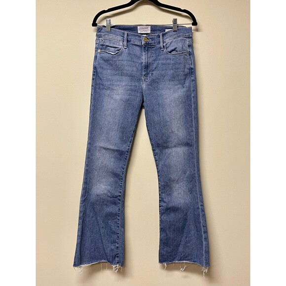 FRAME DENIM Le High Flare, Chatwin, Sz 30 - Picture 3 of 8
